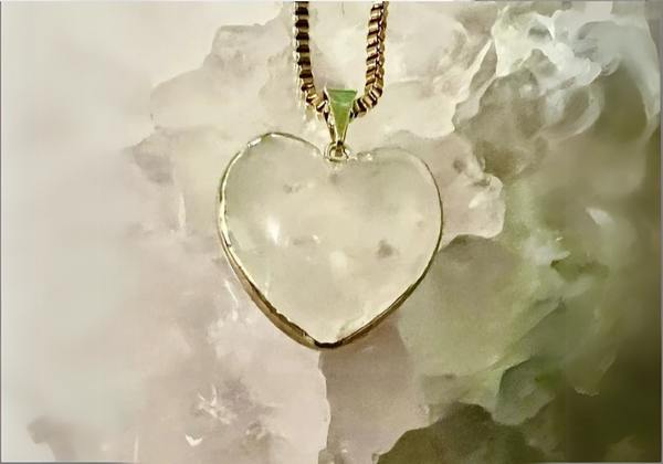 Rose Quartz Heart Pendant