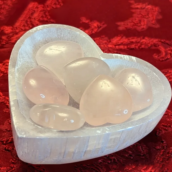 Rose Quartz Heart