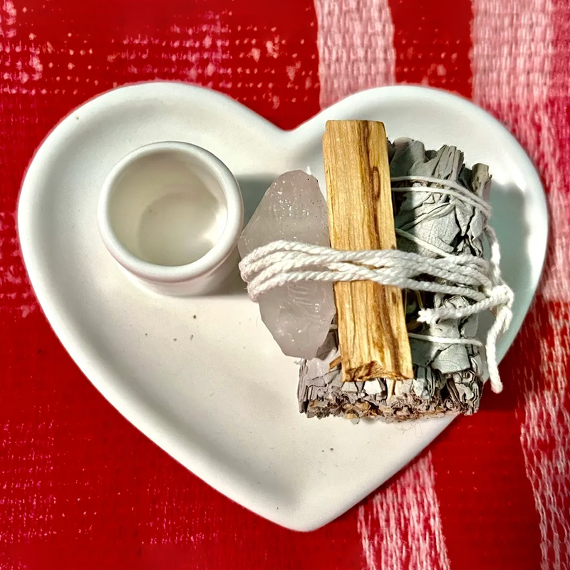 Heart shaped Palo Santo Holder