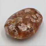 Flower Agate Palm Stone