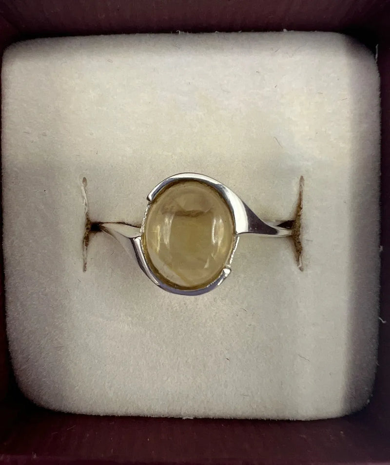 Citrine Ring in sterling silver size 7