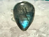 Labradorite ring