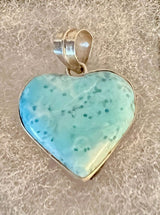 Larimar Heart Pendant