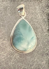 Larimar Teardrop Pendant