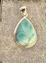 Larimar Teardrop Pendant