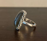 Labradorite ring size 7