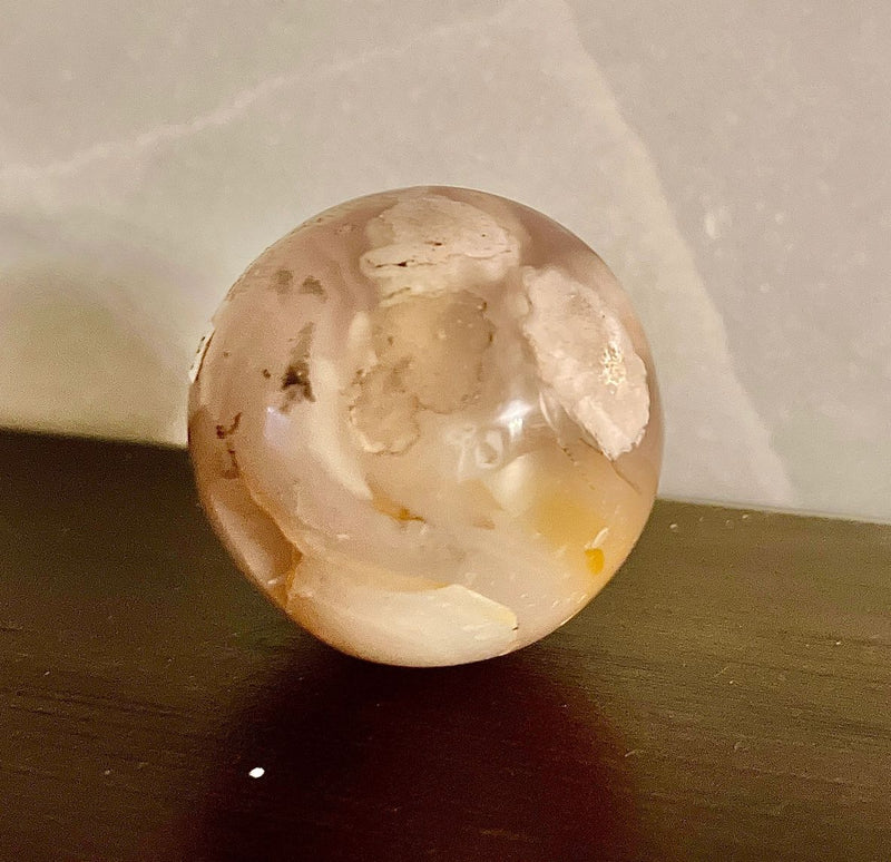 Flower Agate Sphere