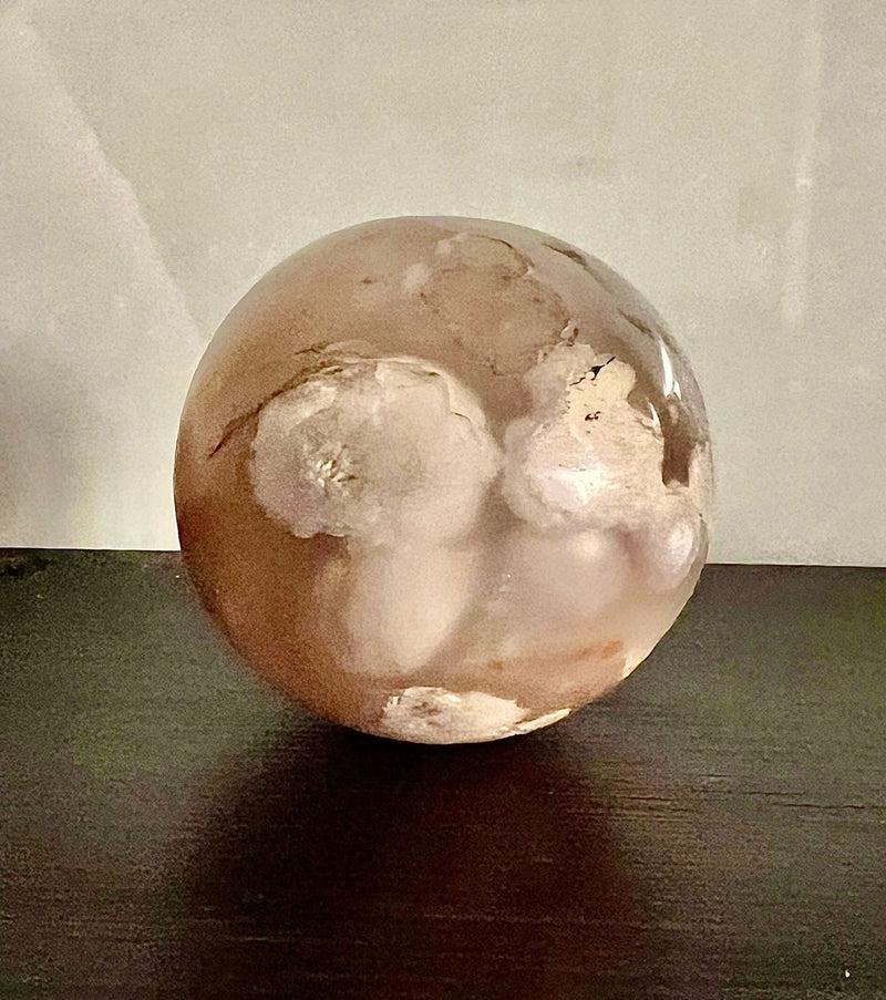 Flower Agate Sphere