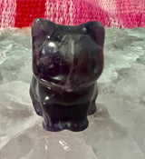 Amethyst Carved Cat