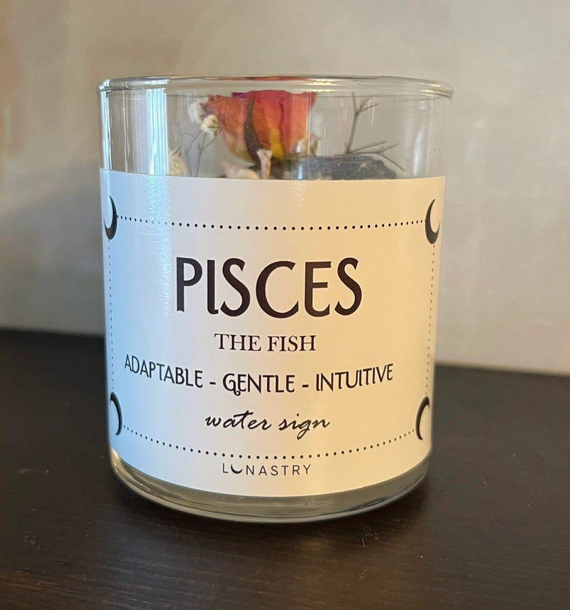 Pisces Candle