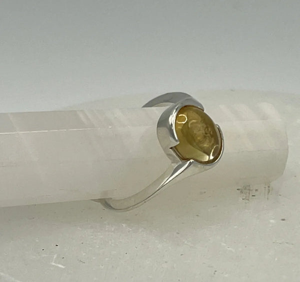 Citrine Ring in sterling silver size 7