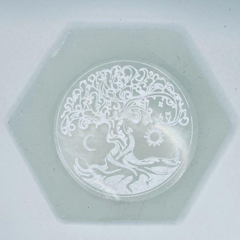 Tree Selenite Charging Plate