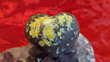 Polished Agate Druzy Heart