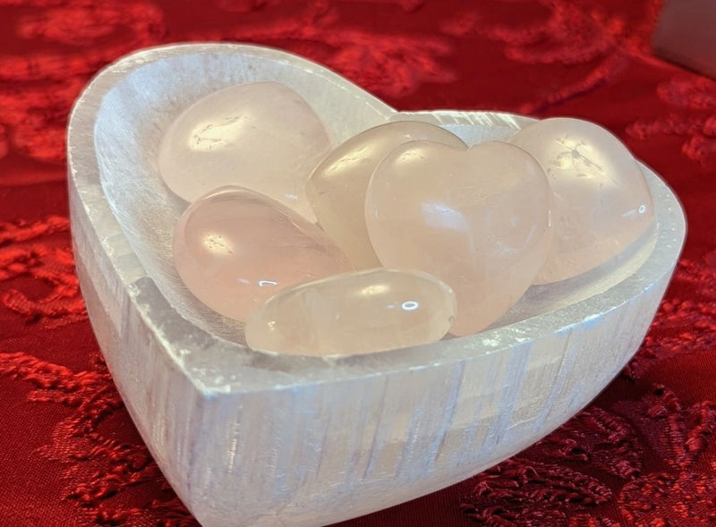 Rose Quartz Heart