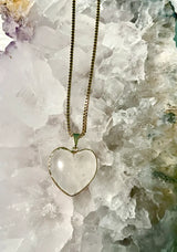 Rose Quartz Heart Pendant