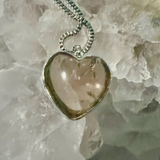 Smoky Quartz Heart Pendant