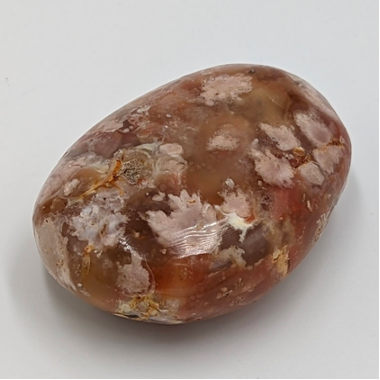 Flower Agate Palm Stone