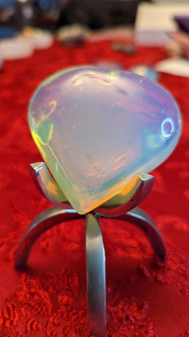 Opalite Puffy Heart